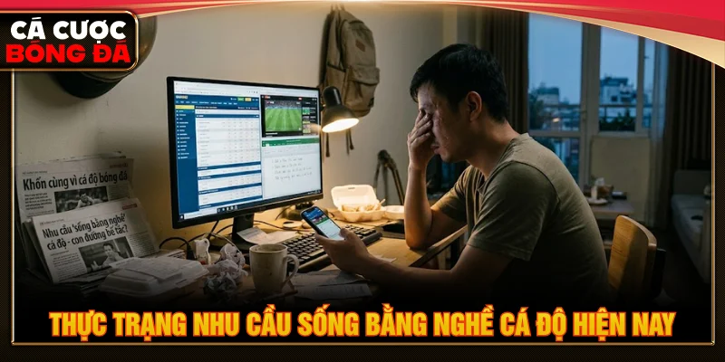 Nhu cầu sống bằng cá độ tiềm ẩn nhiều rủi ro tài chính và khó kiểm soát